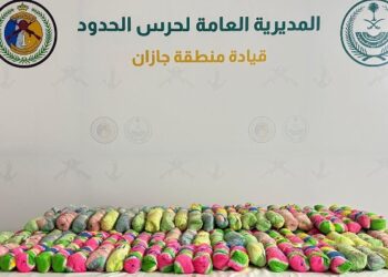حرس الحدود بمنطقة جازان يحبط تهريب (135) كيلوجرامًا من نبات القات المخدر