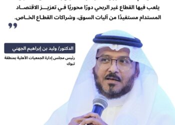 ديوانية غرفة تبوك التجارية تناقش تكامل الجمعيات الأهلية مع الحراك الاقتصادي بالمنطقة