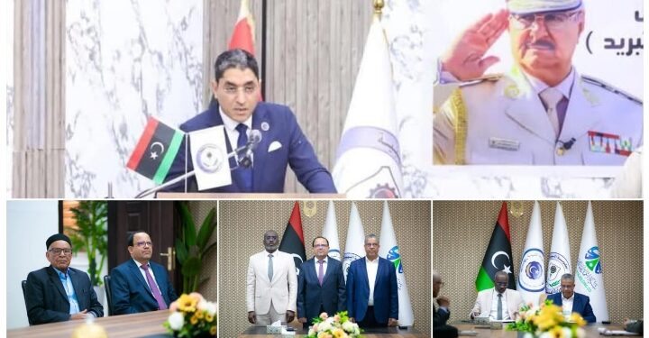 وزارة العمل والتأهيل توقع مذكرة تفاهم مع شركة إعمار ليبيا القابضة لتأهيل الباحثين عن ايجاد فرص عمل حقيقية بالتزامن مع بالتزامن مع الاحتفال بتخريج الدفعه الأولى للشباب الليبي من عمال مصر الاقتصادية