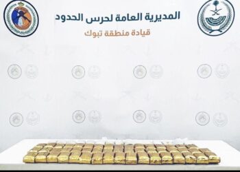 حرس الحدود بمنطقة تبوك يحبط  تهريب (24) كيلوجرامًا من مادة الحشيش المخدر