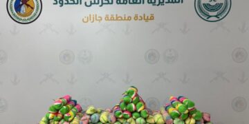 حرس الحدود بمنطقة جازان يحبط تهريب (204) كيلوجرامات من نبات القات المخدر