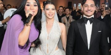 حكيم  وامينة واوكا يشعلون زفاف نجل سيد ربيع بحضور المشاهير والشخصيات العامة