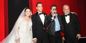 احمد شيبه وسعد الصغير يشعلون  زفاف نجل المنتج ياسر نوار بحضور ضخم بمدينة دسوق