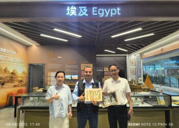 الجناح المصرى يتوسط المعرض التجارى الصينى الأفريقى فى هونان