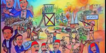 فنان مصري يوثق حادث دنشواي الذي فضح حقيقة المستعمر البريطاني