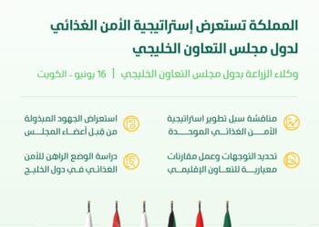 المملكة تستعرض إستراتيجية الأمن الغذائي لدول مجلس التعاون الخليجي