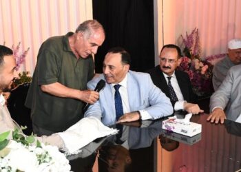 خالص التهاني والتبريكات لعقد قران كريمة سعادة اللواء حسام عبد الواحد