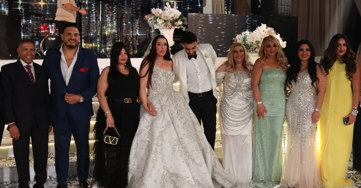 نجوم الفن والإعلام والمجتمع في حفل زفاف نجلة سيدة الأعمال فاطمه الشريف