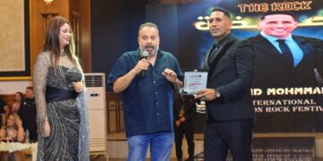 شكر وتقدير للفنان القدير أحمد الحلواني من رجل الأعمال أحمد المحمدي رئيس مهرجان الصخرة