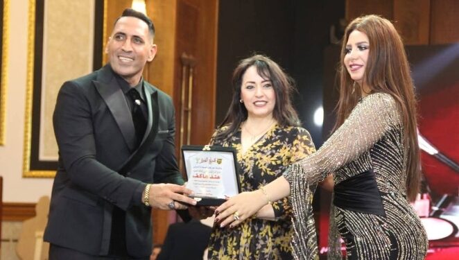 شكر وتقدير  يتقدم رجل الأعمال أحمد المحمدى – رئيس مهرجان الصخرة – بخالص الشكر والتقدير إلى الفنانة القديرة هند عاكف، على تشريفها الكريم وحضورها المميز ضمن فعاليات مهرجان الصخرة