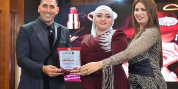 تكريم خاص لخبيرة التجميل د. نهى عبد العظيم في مهرجان الصخرة