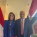 سفير مصر فى النرويج والسيدة حرمه