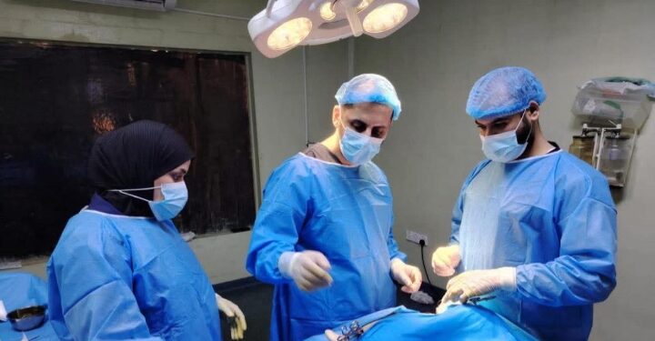 مستشفي ينقذ حياة طفلة