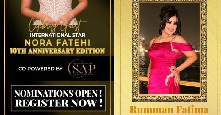 مهرجان Iiia awards العالمي بدبي يستضيف الموديل رمان فاطمة الزهراء