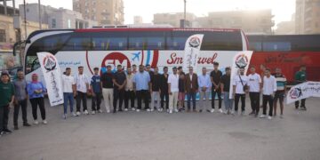 حزب الجبهة الوطنية ببني سويف يروج لمدينة الجلالة السياحية احتفالا بيوم السياحة العالمي