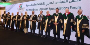 بحضور عادل عدوي  احتفي المجلس العربي للاختصاصات الصحية بعمان ، بتخريج دفعة جديدة من الأطباء والممرضين الاختصاصيين من جميع الدول العربية