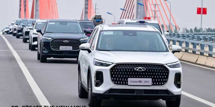 قوة تتجاوز الجبال والأنهار : اختتام اختبار التحمل العالمي لتقنية شيري الفائقة الهجينة (CSH) بمدى قيادة يبلغ 1403 كيلومترات