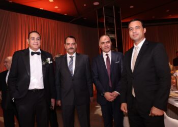 المهندس على سالم فى حفل نجلة المستشار محمد  عبده صالح مساعد أول وزير العدل وبحضور مدير مكتب رئيس الجمهورية و وزراء