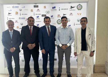 معتز كمال يلقي كلمته في قمة الاستثمار والابتكار العربي التي استضافتها العاصمة الأردنية عمّان، برعاية جامعة الدول العربية،