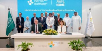 نستله السعودية توقع مذكرة تفاهم استراتيجية مع جامعة الملك عبدالله للعلوم والتقنية لتعزيز البحث والابتكار في الغذاء والزراعة في المملكة العربية السعودية