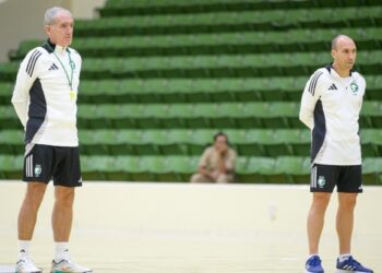 أخضر الصالات يُواصل تحضيراته اليومية لمواجهة الصين تايبيه في افتتاح تصفيات آسيا