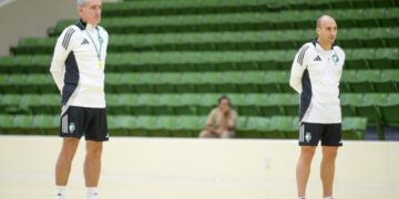 أخضر الصالات يُواصل تحضيراته اليومية لمواجهة الصين تايبيه في افتتاح تصفيات آسيا