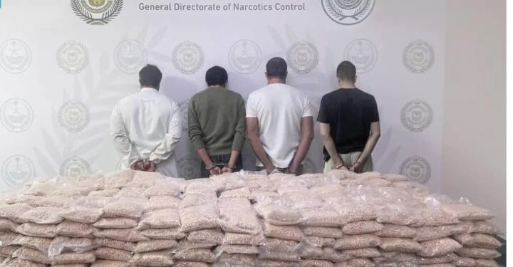 مخبأة في شحنة مكسّرات.. “مكافحة المخدرات” تضبط أكثر من مليوني قرص من مادة الإمفيتامين المخدر بمنطقة الرياض