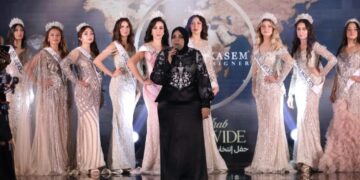 مصممة الأزياء المصرية سماح القاسمي تخطف الأنظار بعرض أزياء متميز في ختام ملكة جمال العرب للقارات