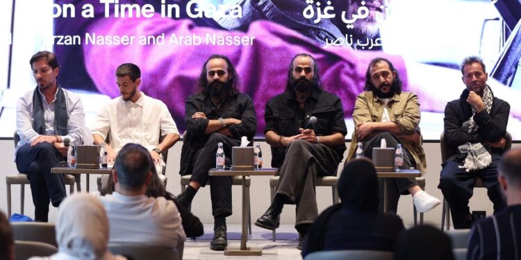 طرزان وعرب ناصر مخرجان فيلم “كان يا ما كان في غزّة”: أفلامنا تُعطي صوتاً للفلسطينيين