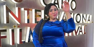 الأعلامية جيجى سالم فى أحدث أطلالة ساحرة تخطف قلوب الانظار من مهرجان القاهرة السينمائى بدرار الأوبرا المصرية