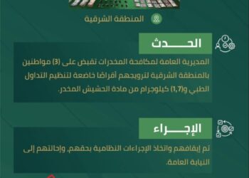 القبض على ثلاثه مواطنين لترويجهم   (1,795) كيلو من مادة الحشيش المخدر و (604) حبات من حبوب البريجابالين ومبلغ مالي قدرة (30,000)ريال