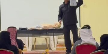 الهلال الأحمر بالحدود الشمالية يدرب 200 متدرب بالإسعافات الأولية