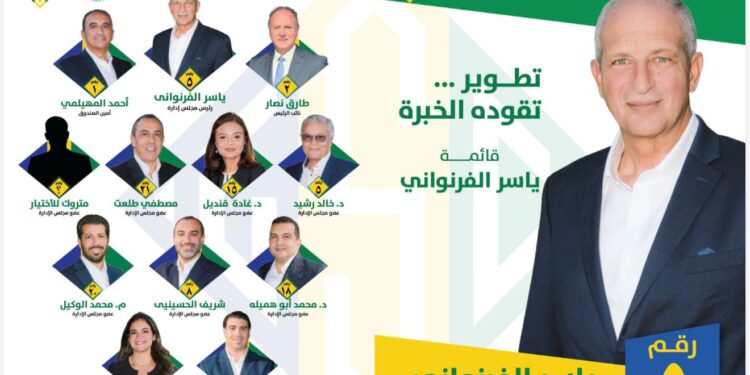 ياسر الفرنواني يعلن ترشحه لرئاسة نادي الجزيرة بقائمة «تطوير.. تقوده الخبرة» بانتخابات ديسمبر 2025