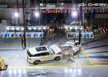 حماية حقيقية على الطريق: هيكل الأمان متعدد الطبقات في شيري TIGGO9 يبني حصنًا متحركًا بفضل 85% من الفولاذ عالي الصلابة ومسارات امتصاص طاقة ذكية