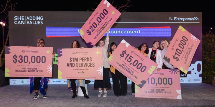 إندرايف تكشف عن أفضل 100 رائدة أعمال لـ جائزة Aurora Tech لعام 2026 ومصر ضمن القائمة