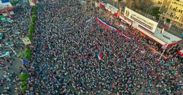 العاصمة عدن تشهد مليونية الوفاء والصمود تأييداً للمجلس الانتقالي الجنوبي