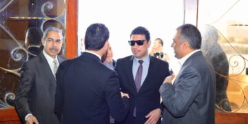 نائب محافظ سوهاج يزور نادي القضاة ويهنئ مجلس الإدارة الجديد