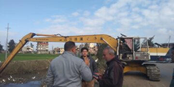محافظ كفرالشيخ يوجّه بتطهير ترعة محرم بطول 10 كيلومترات لتحسين كفاءة الري بقرية شابة