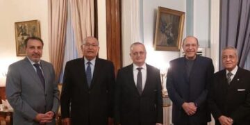 بمناسبة انتهاء فترة عمله السفير الروسي يوجه رسالة شكر لجمعية الصداقة