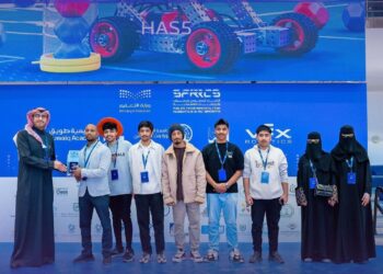 الكلية التقنية للبنات بالأحساء تفوز بالمركز الأول ضمن تحالف HAS5 في مسابقة VEX U الوطنية