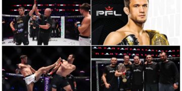 نورمحمدوف يحتفظ بلقب الوزن الخفيف في بطولة PFL بدبي