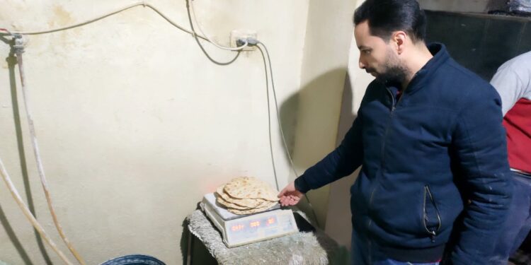 تحرير  7 محاضر بالحملة التموينية على المخابز بنطاق مركز ومدينة دسوق