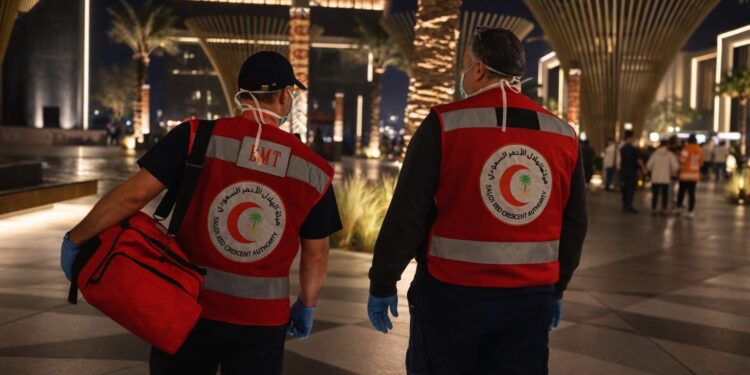 الهلال الأحمر يتلقى 12,091 بلاغا إسعافيًا بالمنطقة الشرقية خلال فبراير 2026