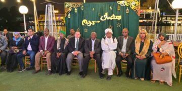 حفل افطار رمضاني يربط الشعب المصري بالسودانى
