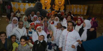 مائدة رحمة تجمع القلوب  إفطار جماعي بعين شمس يرسم البسمة على وجوه الأطفال والأيتام