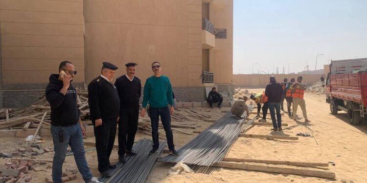 جهاز حدائق أكتوبر يواصل حملات إزالة مخالفات البناء فى مهدها