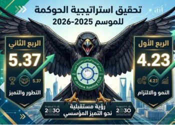 قفزة نوعية بنادي الجزيرة  في نتائج تقيم مبادرة الحوكمة للنصف الأول للموسم الرياضي 2025-2026