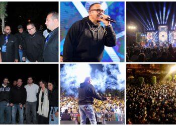 هشام عباس يحيي حفلEast Hub لمجموعة طلعت مصطفى بحضور جماهيري ضخم يتجاوز 7000 شخص