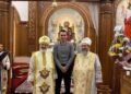الدكتور أحمد سيد شلتوت يزور كنائس بولاق الدكرور لتقديم التهنئة ويؤكد على وحدة الصف الوطني