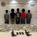 حرس الحدود بمنطقة عسير يقبض على (5) مخالفين لنظام أمن الحدود لتهريبهم (80) كيلوجرامًا من مادة الحشيش المخدر